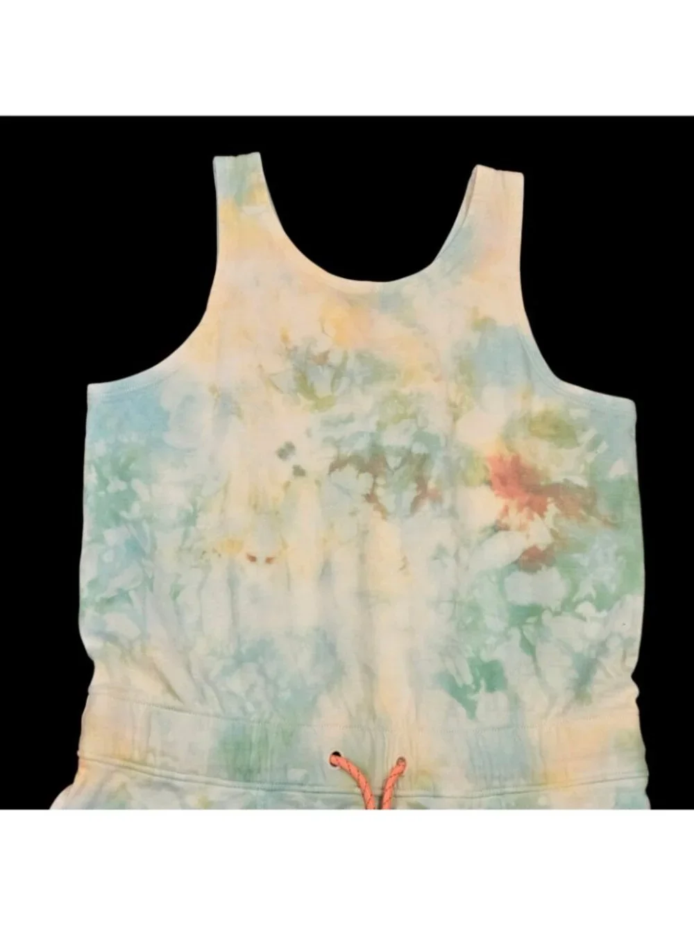 Athleta‎ Girl Romper Tiedye Size 8/10 Havin A Great Time Organic Cotton